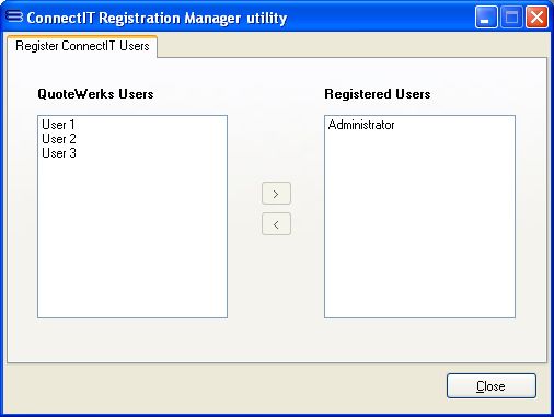 ConnectIT Registration Manager