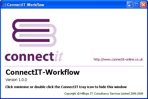 ConnectIT-Workflow screen