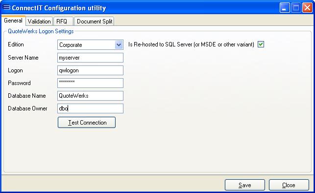 ConnectIT-Workflow General settings